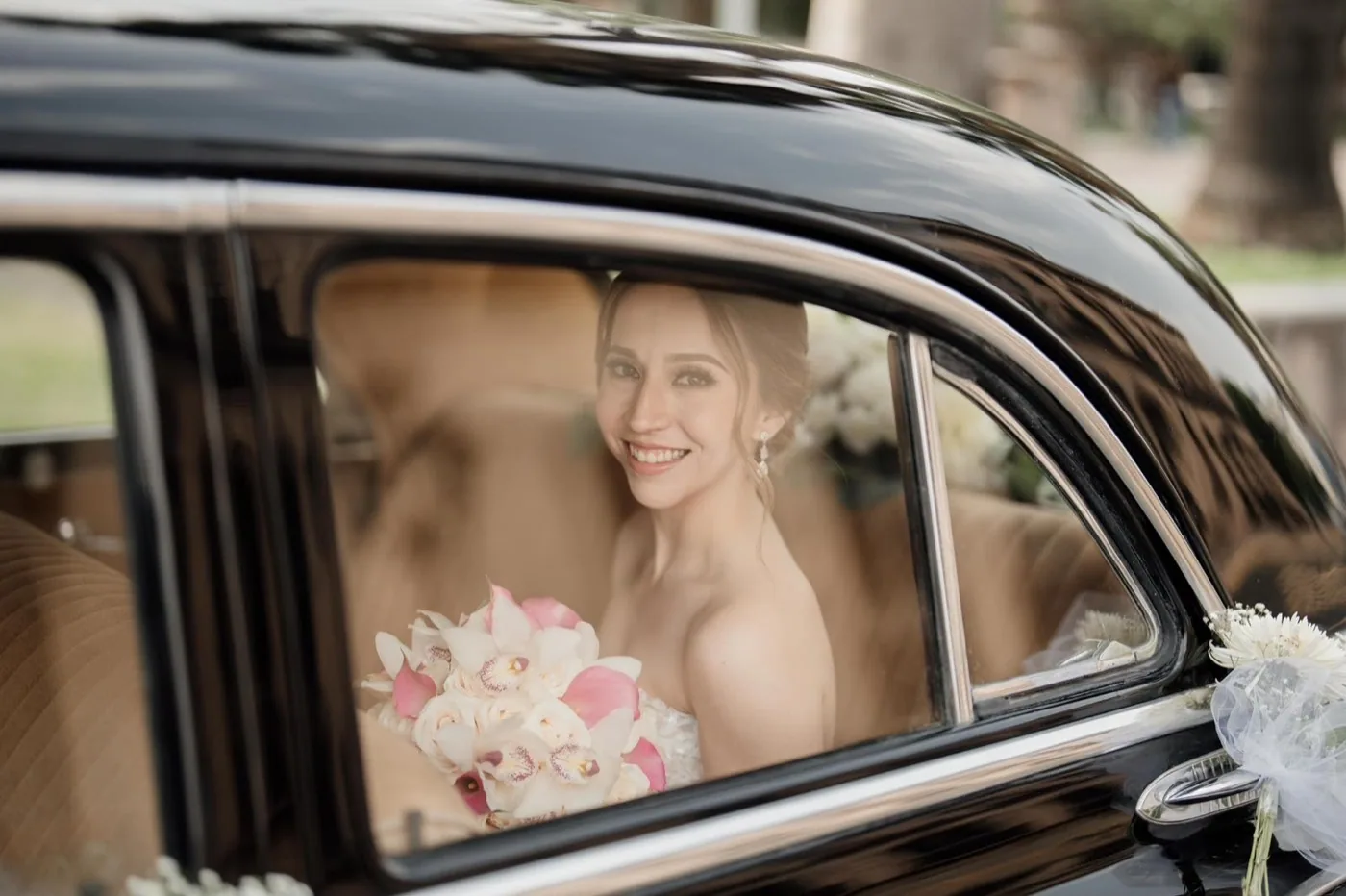 Ramo de novia con diseño floral artesanal